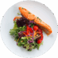 Raw Salmon Salad